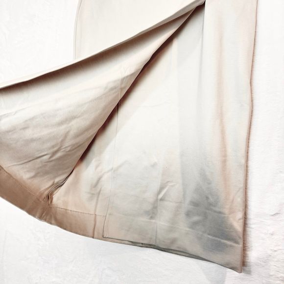 Aritzia Babaton Billy Asymmetrical Waist Button Midi Pencil Skirt side 6 - Picture 6 of 9